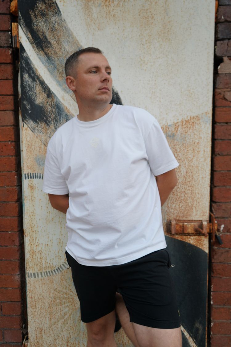 'EDITION ONE' Relaxed fit heavyweight tee (Monotone) 2
